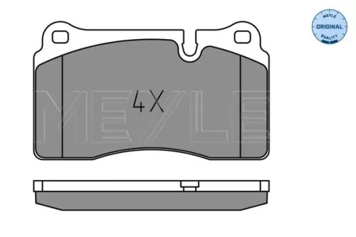 MEYLE MEYLE 025 202 1717 Meyle Front Brake Pads Set For Land Rover Range Rover Range Rover Sport 