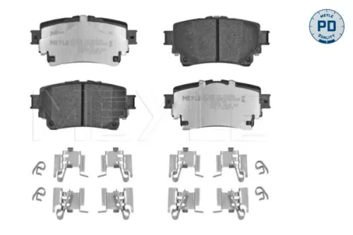 Meyle Pd Rear Brake Pads Set For Lexus Subaru Suzuki Toyota Across Highlander Lm