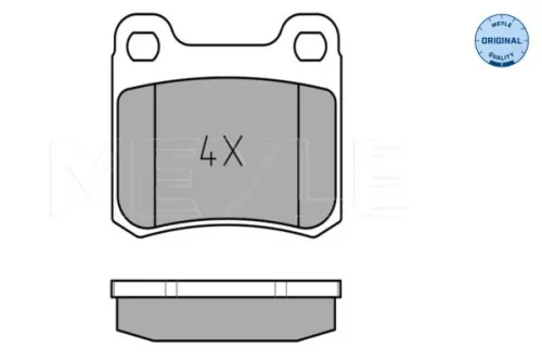 MEYLE MEYLE 025 206 8713 Meyle Rear Brake Pads Set For Mercedes 190 