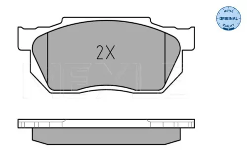 MEYLE MEYLE 025 209 5915 Meyle Front Brake Pads Set For Honda Civic Crx 