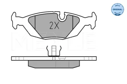 MEYLE MEYLE 025 210 8914 Meyle Rear Brake Pads Set For Saab Volvo 440 460 480 9000 
