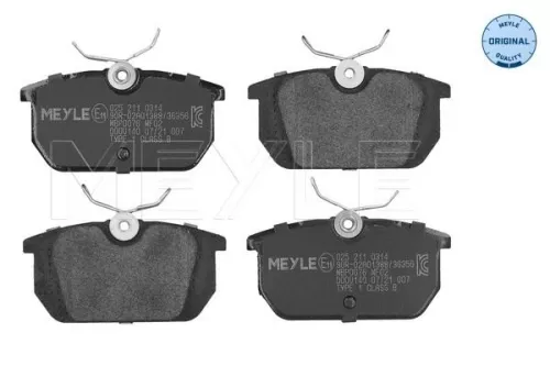 Meyle Rear Brake Pads Set For Alfa Romeo Fiat Lancia 145 146 155 33 Barchetta Br