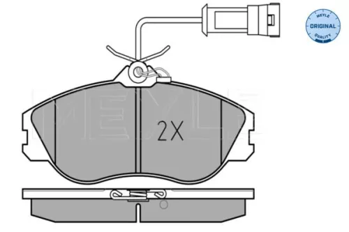 MEYLE MEYLE 025 211 3819/W Meyle Front Brake Pads Set For Audi 100 200 80 90 Cabriolet Coupe Quattro 