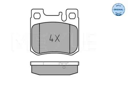 MEYLE MEYLE 025 213 0115 Meyle Rear Brake Pads Set For Mercedes 124 190 C-class E-class 