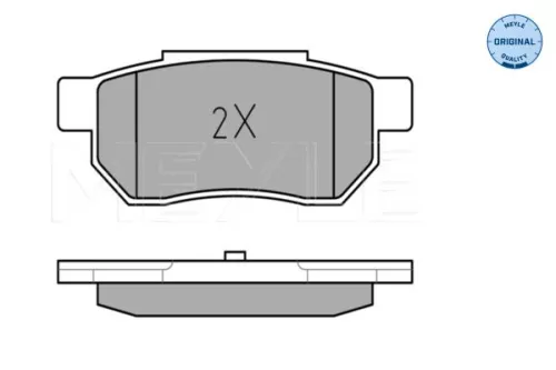 MEYLE MEYLE 025 213 1313/W Meyle Rear Brake Pads Set For Honda Mg Rover 200 25 400 45 Accord Civic Concerto 