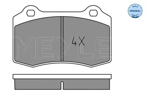 MEYLE MEYLE 025 213 8115 Meyle Front Rear Brake Pads Set For Citroën Daimler Ds Jaguar Peugeot Seat Volvo 