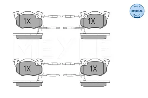 MEYLE MEYLE 025 214 1418/W Meyle Front Brake Pads Set For Citroën Peugeot 306 Ax C15 Zx 