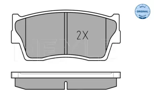 MEYLE MEYLE 025 215 0014/W Meyle Front Brake Pads Set For Suzuki Vitara X-90 
