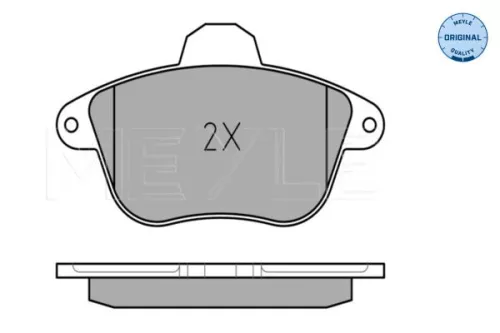 MEYLE MEYLE 025 215 0417/W Meyle Front Brake Pads Set For Citroën Xm 