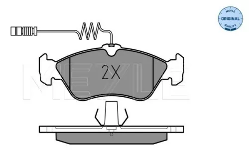 MEYLE MEYLE 025 215 9218 Meyle Front Rear Brake Pads Set For Mercedes Vw Lt 28-35 Lt 28-46 Sprinter 2-t S 