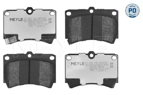MEYLE MEYLE 025 216 5415/PD Meyle Pd Front Brake Pads Set For Kia Mazda 121 323 C 323 F 323 P 323 S Demio Ri 