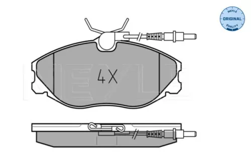 MEYLE MEYLE 025 216 7419/W Meyle Front Brake Pads Set For Citroën Peugeot 306 406 607 Xsara Zx 