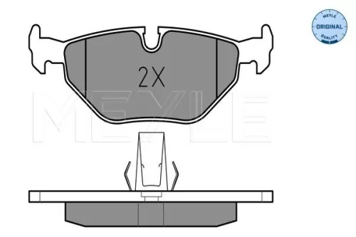 MEYLE MEYLE 025 216 9117 Meyle Rear Brake Pads Set For Bmw 5 Series 