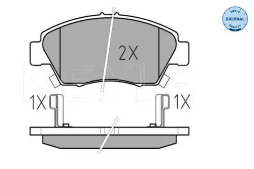 MEYLE MEYLE 025 216 9416/W Meyle Front Brake Pads Set For Honda Civic Crx Jazz 