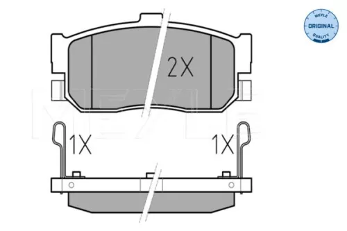 MEYLE MEYLE 025 217 1316/W Meyle Rear Brake Pads Set For Infiniti Nissan 100nx Almera I30 Maxima Maxima / M 