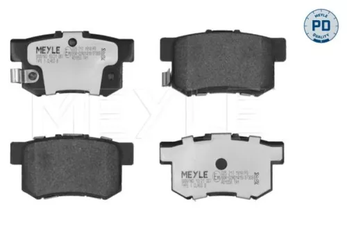 Meyle Pd Rear Brake Pads Set For Honda Mg Suzuki Accord Civic Express Insight Ja