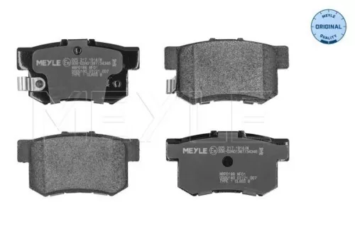 Meyle Rear Brake Pads Set For Honda Mg Suzuki Accord Civic Cr-z Express Insight 