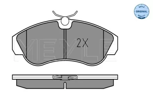 MEYLE MEYLE 025 217 9919/W Meyle Front Brake Pads Set For Citroën Fiat Peugeot Boxer Ducato Jumper 