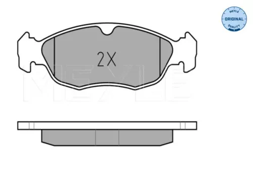 MEYLE MEYLE 025 218 2717 Meyle Front Brake Pads Set For Citroën Peugeot 106 106 Van 205 306 Saxo Xsara 