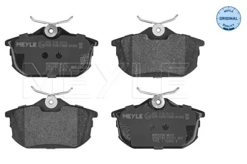 Meyle Rear Brake Pads Set For Mitsubishi Smart Volvo Carisma Colt Colt Czc Forfo