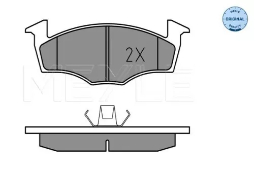 MEYLE MEYLE 025 218 6615 Meyle Front Brake Pads Set For Seat Vw Cordoba Golf Ibiza Polo Toledo Vento 