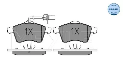 MEYLE MEYLE 025 218 8519/W Meyle Front Brake Pads Set For Vw California Transporter 