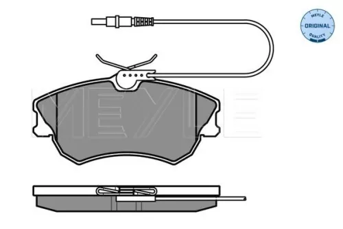 MEYLE MEYLE 025 218 8818 Meyle Front Brake Pads Set For Renault Espace 