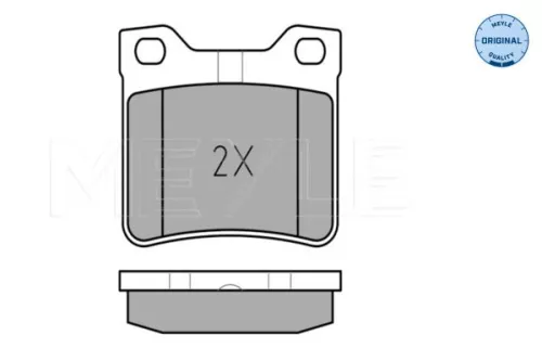 MEYLE MEYLE 025 219 0417/W Meyle Rear Brake Pads Set For Mercedes V-class Vito 