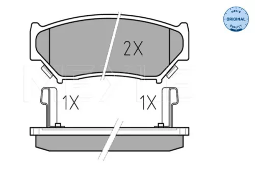 MEYLE MEYLE 025 219 0715/W Meyle Front Brake Pads Set For Suzuki Grand Vitara Jimny Vitara 