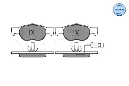 MEYLE MEYLE 025 219 3017/W Meyle Front Brake Pads Set For Fiat Lancia Brava Bravo Delta Marea 