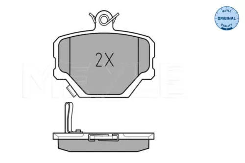 MEYLE MEYLE 025 219 9915 Meyle Front Brake Pads Set For Smart Cabrio City-coupe Crossblade Fortwo Roadste 