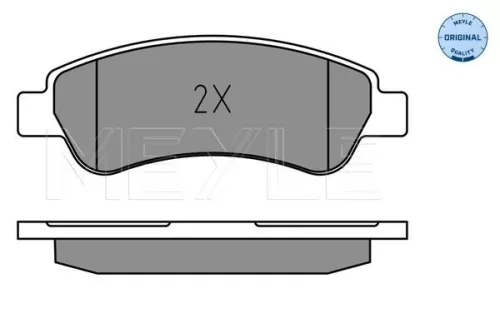 MEYLE MEYLE 025 220 4119 Meyle Rear Brake Pads Set For Citroën Fiat Opel Peugeot Vauxhall Boxer Ducato Ju 