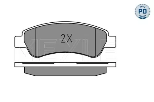 MEYLE MEYLE 025 220 4119/PD Meyle Pd Rear Brake Pads Set For Citroën Fiat Opel Peugeot Vauxhall Boxer Ducato 