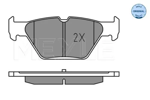 MEYLE MEYLE 025 221 5814 Meyle Rear Brake Pads Set For Subaru Impreza Legacy Levorg Outback Wrx Xv 