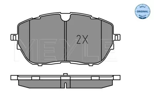 MEYLE MEYLE 025 222 1818 Meyle Front Brake Pads Set For Opel Peugeot Vauxhall 308 308 Sw 508 508 Sw Astra 