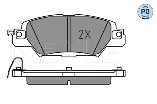 MEYLE MEYLE 025 223 3214/PD Meyle Pd Rear Brake Pads Set For Mazda Cx-5 