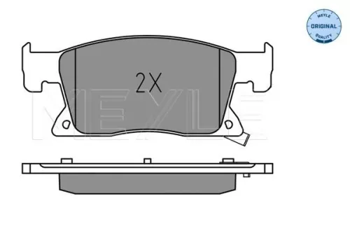 MEYLE MEYLE 025 223 4519 Meyle Front Brake Pads Set For Opel Vauxhall Astra 