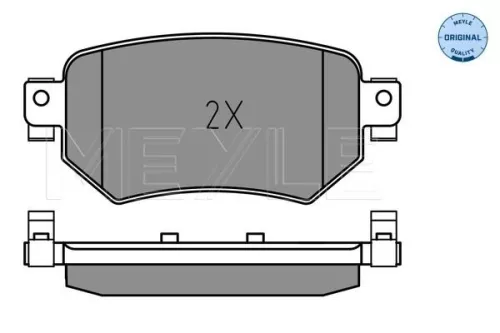 MEYLE MEYLE 025 223 4915 Meyle Rear Brake Pads Set For Mazda 6 