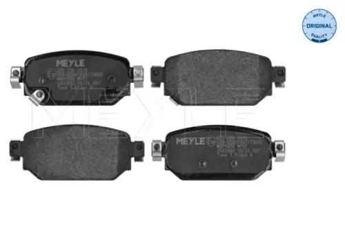Meyle Rear Brake Pads Set For Mazda 3 Cx-3