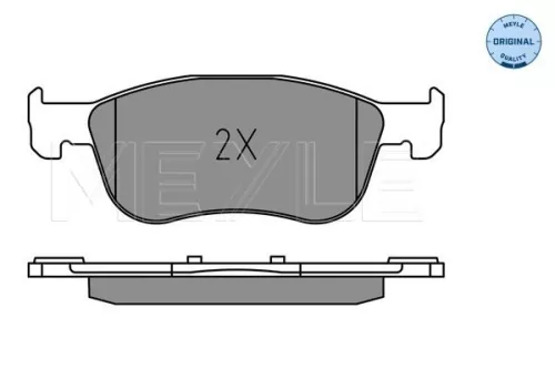 MEYLE MEYLE 025 227 4816 Meyle Front Brake Pads Set For Ford Fiesta 
