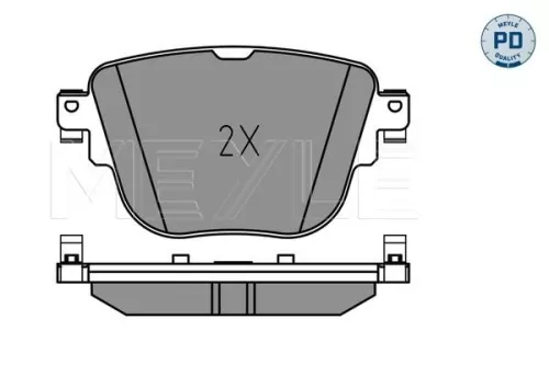 MEYLE MEYLE 025 227 9217/PD Meyle Pd Rear Brake Pads Set For Mercedes Cls E-class 