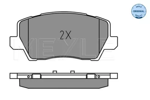 MEYLE MEYLE 025 229 0417 Meyle Front Brake Pads Set For Kia Picanto 