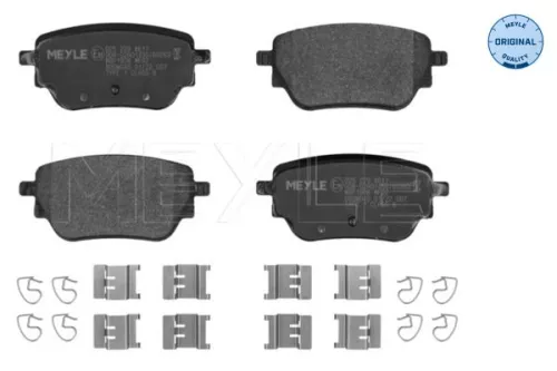 Meyle Rear Brake Pads Set For Mercedes A-class B-class Cla Gla Glb