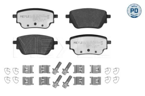 Meyle Pd Rear Brake Pads Set For Mercedes A-class B-class Cla Gla Glb