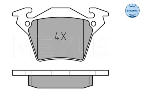 MEYLE MEYLE 025 230 2017 Meyle Rear Brake Pads Set For Mercedes V-class Vito 