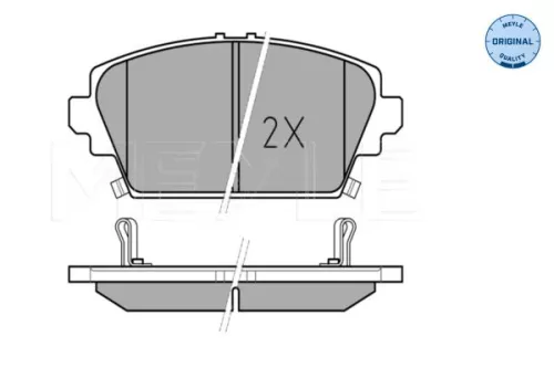 MEYLE MEYLE 025 230 9416/W Meyle Front Brake Pads Set For Honda Mg Nissan Accord Almera Tino Express Mg Zr  