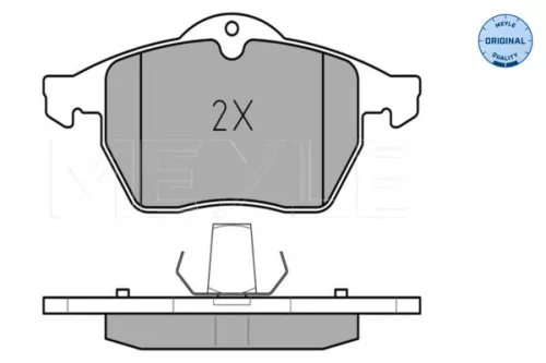 MEYLE MEYLE 025 231 1619/W Meyle Front Brake Pads Set For Opel Saab Vauxhall 9-3 9-5 900 Astra Corsa Zafira 
