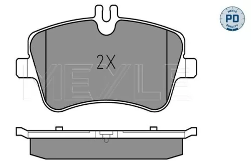 MEYLE MEYLE 025 231 4419/PD Meyle Pd Front Brake Pads Set For Mercedes C-class Clc-class Clk Slk 