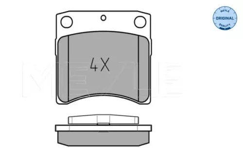 MEYLE MEYLE 025 231 7618/W Meyle Front Brake Pads Set For Vw California Transporter 