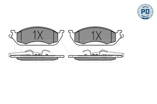 MEYLE MEYLE 025 231 9317/PD Meyle Pd Front Brake Pads Set For Mercedes M-class 